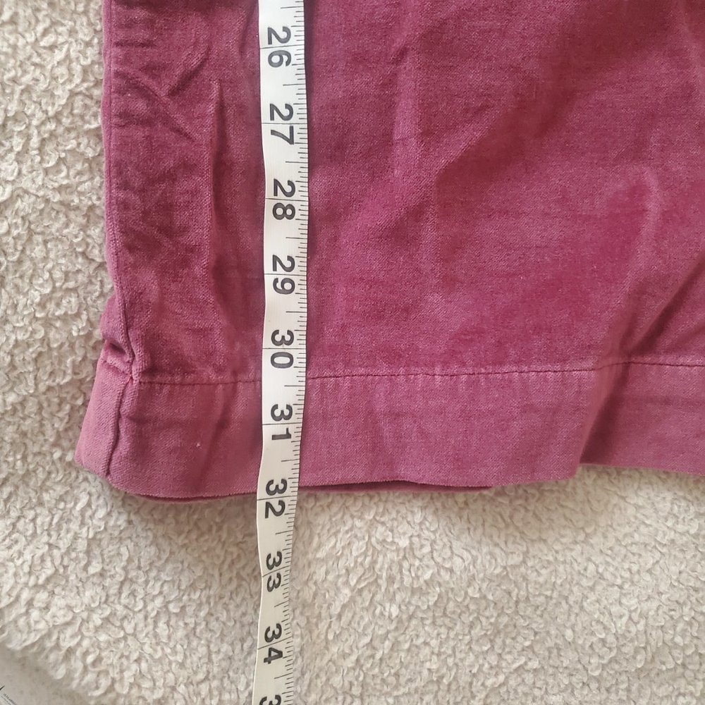 Boden dark mauve velvet pants, size UK16/US12 - Picture 7 of 7